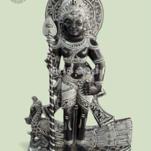 13" inch Balamurugan Vel with peacock